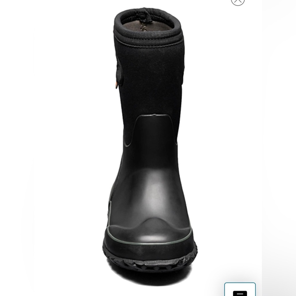 📌SOLD📌 BOGS KIDS GRASP BLACK PULL-ON INSULATED RAIN / SNOW BOOTS🆕 - Picture 3 of 6
